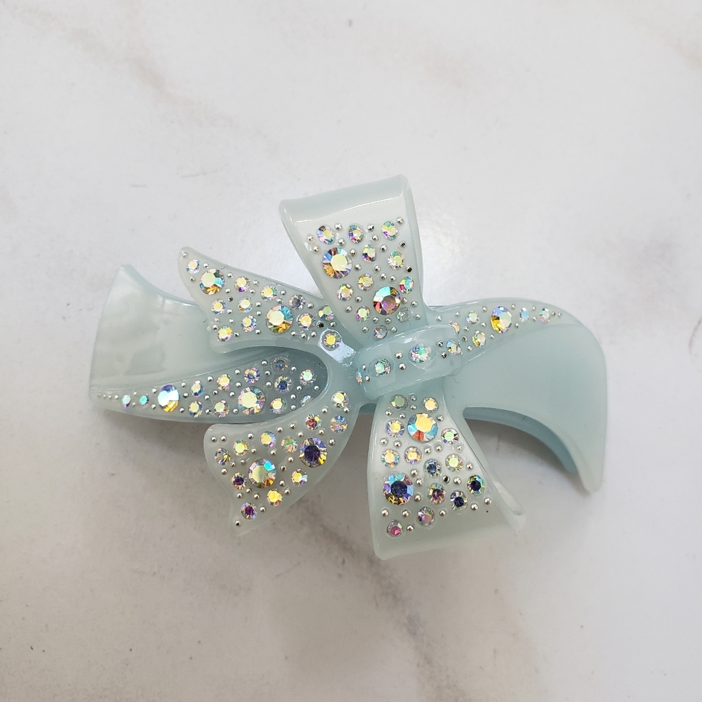 Bundle of Blue Hair Barrettes - Picture 3 of 4